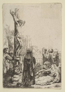 Çarmıha Gerilme: Küçük Plaka, yaklaşık. 1635. by Rembrandt van Rijn