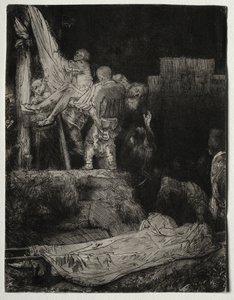 Torchlight ile Haçtan İniş by Rembrandt van Rijn