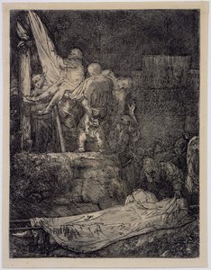 Torchlight ile Haçtan İniş by Rembrandt van Rijn
