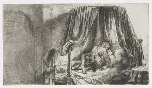 Fransız yatağı by Rembrandt van Rijn