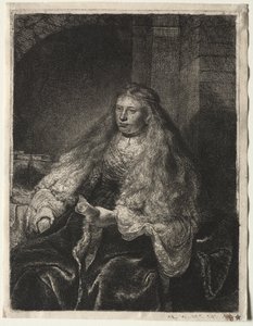 Büyük Yahudi Gelin by Rembrandt van Rijn