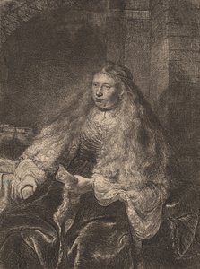Büyük Yahudi Gelin, 1635. by Rembrandt van Rijn
