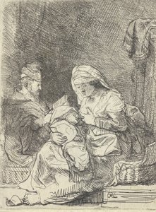 Kutsal Aile, c. 1632. by Rembrandt van Rijn