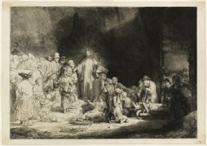 Yüz Gulden Baskısı by Rembrandt van Rijn