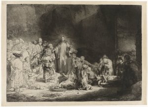 Yüz Gulden Baskısı by Rembrandt van Rijn