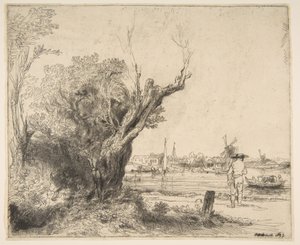 Omval, 1645. by Rembrandt van Rijn