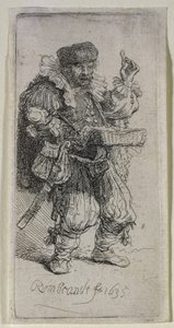 şarlatan avcısı by Rembrandt van Rijn