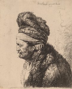 İkinci Doğu Başı, c. 1635. by Rembrandt van Rijn