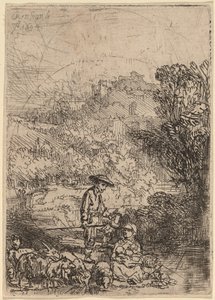 Çoban ve Ailesi by Rembrandt van Rijn