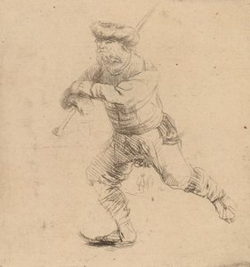 Kaykaycı, c. 1639. by Rembrandt van Rijn