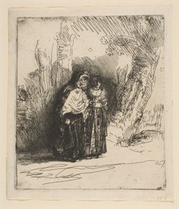 İspanyol Gipsy Preciosa, yak. 1642. by Rembrandt van Rijn