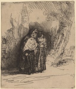 İspanyol Çingene "Preciosa" by Rembrandt van Rijn