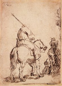 Atlı Sarıklı Asker, 1632 by Rembrandt van Rijn