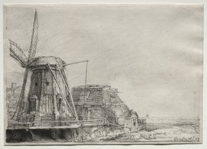 yel değirmeni by Rembrandt van Rijn