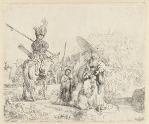 Hadım vaftizi by Rembrandt van Rijn