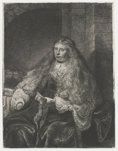 Büyük Yahudi gelin by Rembrandt van Rijn