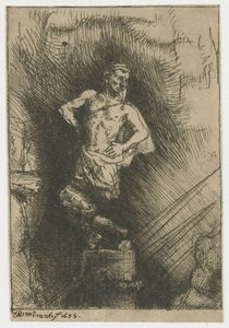Nebuchadnezzar tarafından görülen görüntü by Rembrandt van Rijn