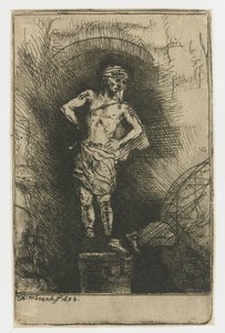 Nebukadnezar tarafından görülen görüntü by Rembrandt van Rijn