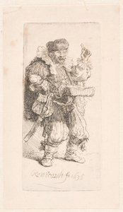 şarlatan by Rembrandt van Rijn