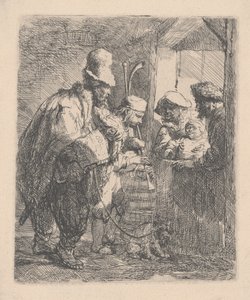 gezen müzisyenler by Rembrandt van Rijn