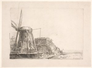 yel değirmeni by Rembrandt van Rijn