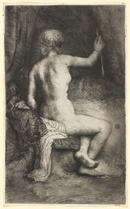 Oklu kadın by Rembrandt van Rijn