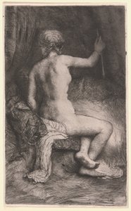 Oklu kadın by Rembrandt van Rijn