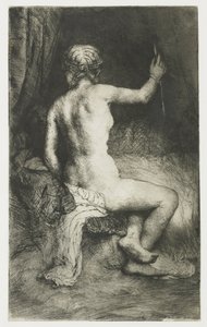 Ok olan kadın by Rembrandt van Rijn