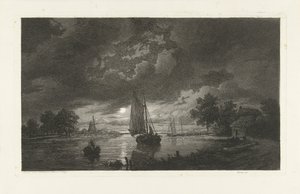 Nehir manzarası by Remigius Adrianus Haanen