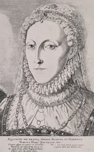 Kraliçe I. Elizabeth (1533-1603), c.1572-75 by Remigius Hogenbergh
