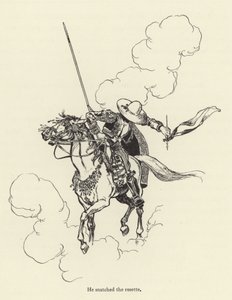 He snatched the rosette  by René Bull