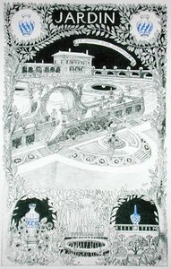 Bir bahçe için tasarım, Gustave Geffroy (1855-1926), 
