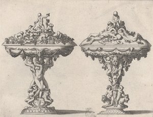 İki Kupa, 16-17. yüzyıl. by Rene Boyvin