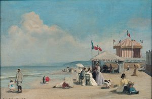 Cabourg'daki Plaj