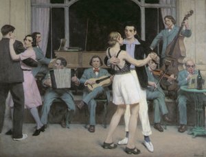 Cabourg'daki Casino Bar, 1930 dolayları (tuval üzerine yağlıboya)