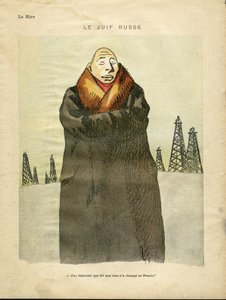Hermann-Paul'un (1864-1940) Le Lire'deki çizimi, yaklaşık. 1935 - Rus Yahudisi - Antisemitizm, Petrol - Yahudi by Rene George Hermann Paul
