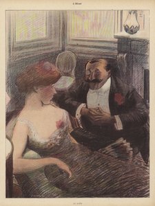 Kış: Flört (renkli taş) by Rene George Hermann Paul