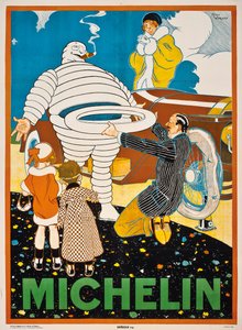 Michelin için reklam afişi, c. 1925