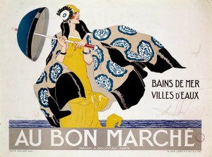Büyük mağazalar için afiş “” Au Bon Marche” (poster)