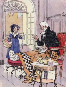 Restorasyon Altında Küçük Bir Kız (renkli taş) by Rene Vincent