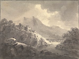 Kale ve Köprülü Manzara by Rev. William Gilpin