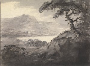 Göl ile Dağlık Manzara by Rev. William Gilpin