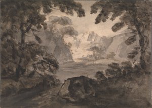 Ağaçların Arasından Görüntüle by Rev. William Gilpin