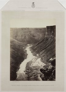 Grand Cañon, Colorado Nehri, Kanab Yıkama Ağzı, Batıya Bakmak by Reverend George Wilson Bridges