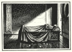 Hans Christian Andersen: Servet Galoşları (lito) by Rex (after) Whistler
