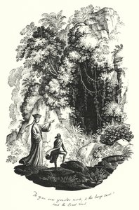 Hans Christian Andersen: Cennet Bahçesi (lito) by Rex (after) Whistler