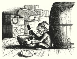 Hans Christian Andersen: Goblin ve Huckster (lito) by Rex (after) Whistler