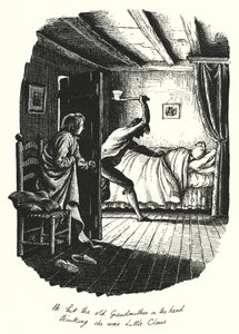 Hans Christian Andersen: Büyük Baba ve Küçük Baba (lito) by Rex (after) Whistler