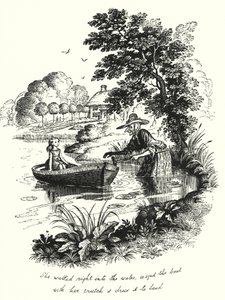 Hans Christian Andersen: Kar Kraliçesi (taş) by Rex (after) Whistler