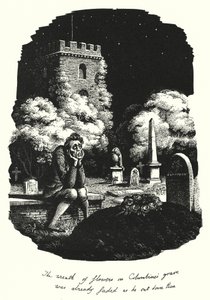 Hans Christian Andersen: Ayın Gördüğü (lito) by Rex (after) Whistler
